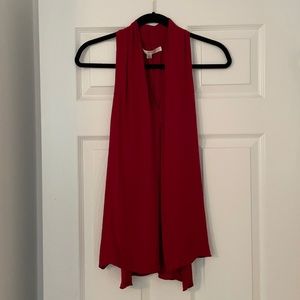 Dark Ruby Red Racer Back Styler Top!